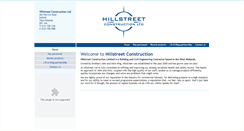 Desktop Screenshot of hillstreetconstruction.com
